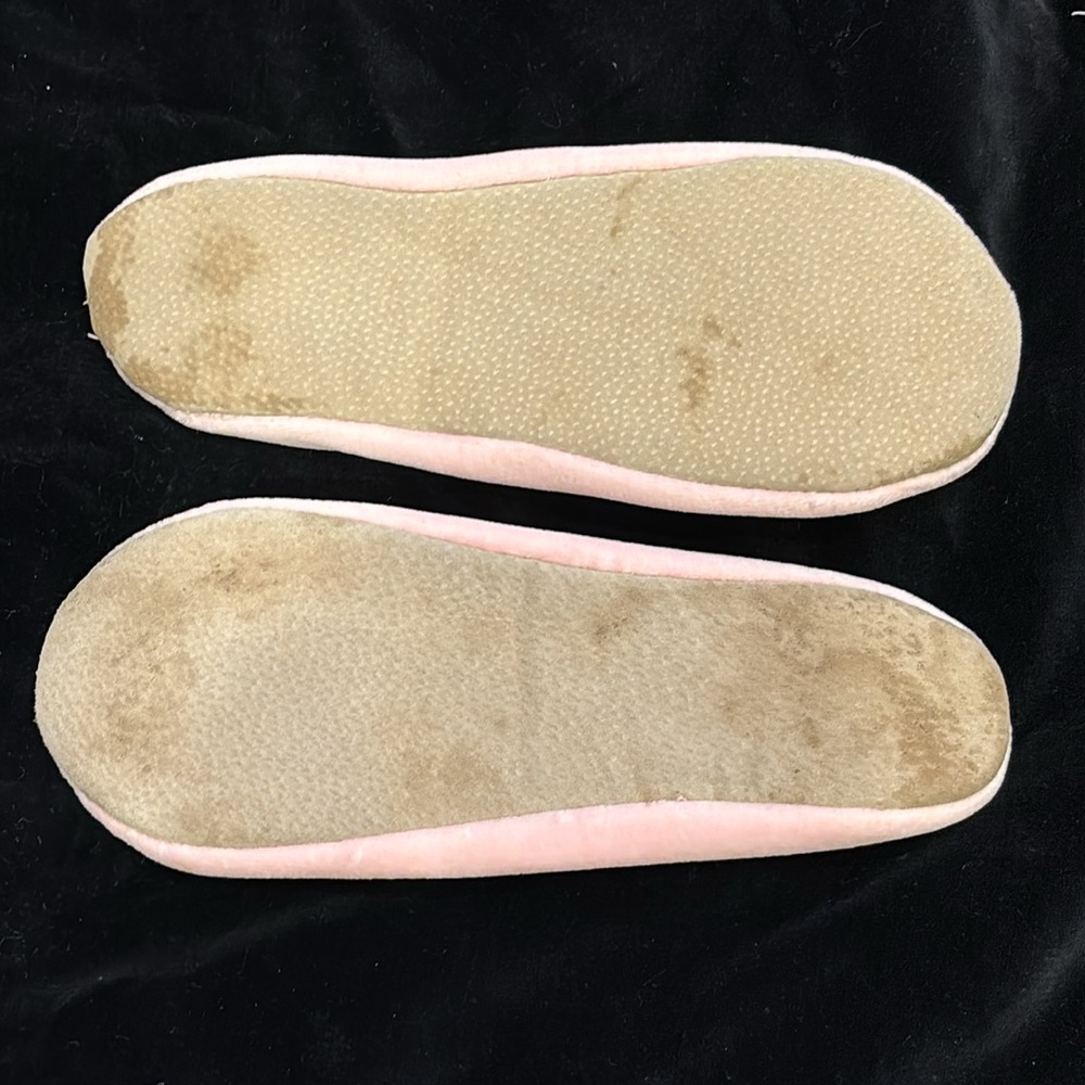 Victoria's Secret Slippers Ballet Pink Boudoir
Velvet Leather Gold Logo Bag - Picture 5 of 8